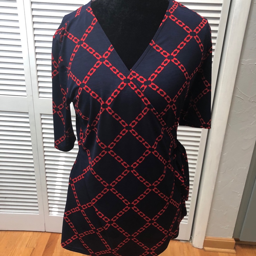 41 Hawthorn wrap top from Stitch Fix.